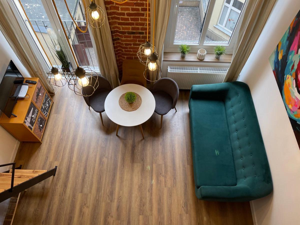 Appartamento Urokliwy Loft W Ncl Kamienica Vabank 34 Łódź Esterno foto